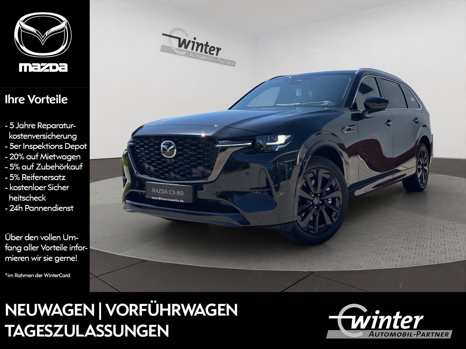 Bild 1 von Mazda CX-80 7-Sitzer 3,3L 254PS 8-Gang AWD