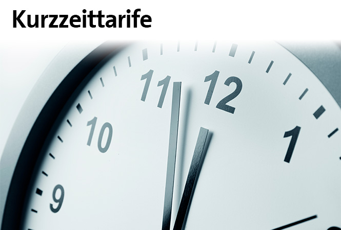 Kurzzeittarife